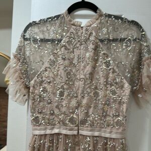 Needle & Thread Midi constellation Dress